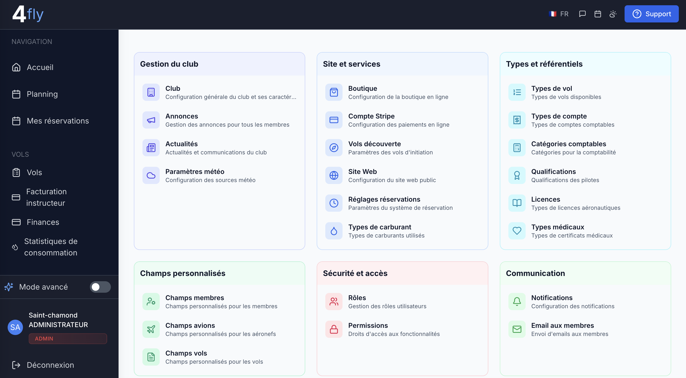 Gestion complète, mais simple d'accès